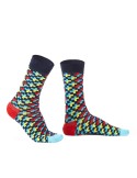 Colorful men\'s socks with crosses SM08 - Online store - Boutique